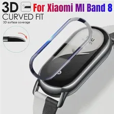 3D изогнутая защитная пленка для экрана Xiaomi Mi Band 8, аксессуары для смарт-часов mi band 8 с защитным стеклом