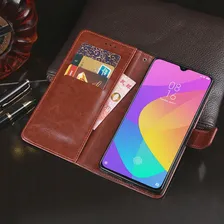 🛍 Чехол-книжка для Xiaomi Mi 9 Lite, кожаный деловой чехол для телефона Xiaomi Mi 9 Lite, аксессуары