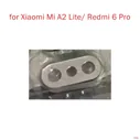 Стеклянные линзы для задней камеры Xiaomi Mi A2 Lite/ Redmi 6 Pro с рамкой запасные части