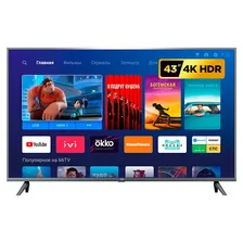 43" Телевизор Xiaomi Mi TV 4S 43 T2 LED, HDR (2019), темный титан