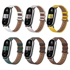 Оригинальный ремешок для браслета Xiaomi Mi Band 8, модный кожаный сменный браслет Miband 8, плетеный NFC умный ремешок для часов, браслет For Mi Band 8 чёрный