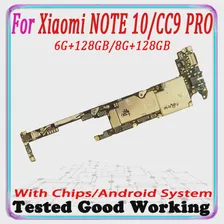 Для Xiaomi Mi Note10 Note 10 CC9Pro CC9 Pro Материнская плата со схемами ROM Плата платы 100% Оригинальная рабочая материнская плата