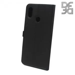 DF флип чехол книжка для Xiaomi Mi Max 3 - Черный-2