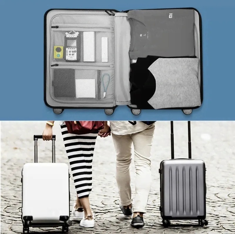 Чемодан Xiaomi Mi Trolley 90 Points LGGY2401RM 24 дюйма 64 л. (Серый)-4