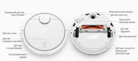 Робот-пылесос Xiaomi Mi Robot Vacuum Cleaner White SDJQR01RR