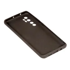 Mi Note 10 Lite Чехол для Xiaomi Mi Note 10 Lite матовый силикон, черный