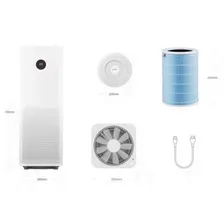 Умный очиститель воздуха Xiaomi Mi Air Purifier Pro, белый