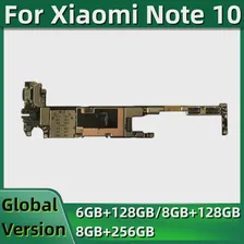 Материнская плата для Xiaomi Mi Note 10 и CC9 Pro, Оригинальная материнская плата, Разблокированная логическая плата, 128 ГБ, 256 ГБ, Snapdragon 730G