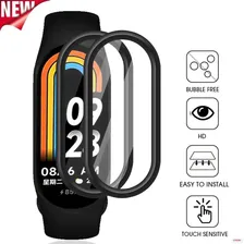 Защита экрана для смарт-часов Xiaomi Mi Band 8, 3D изогнутая пленка для MiBand 8, аксессуары для часов Xiaomi Band 8