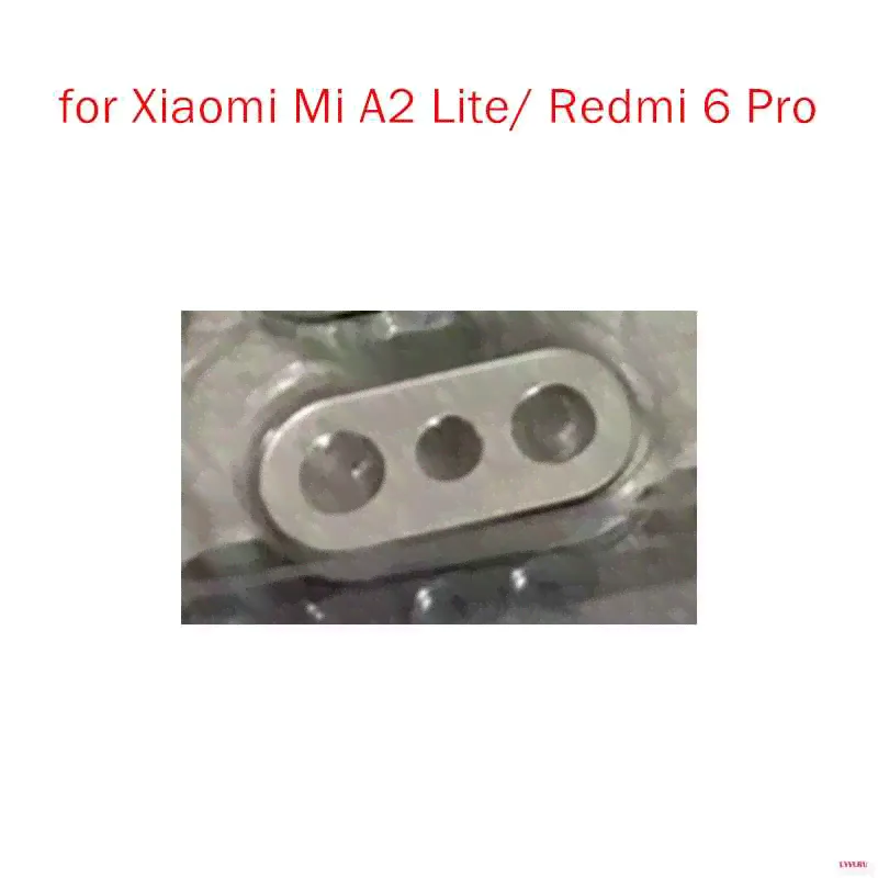 Стеклянные линзы для задней камеры Xiaomi Mi A2 Lite/ Redmi 6 Pro с рамкой запасные части-0