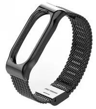 Ремешок металлический для фитнес трекера Xiaomi Mi Band 4