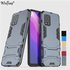 Для Чехла Xiaomi Mi 10 Lite 5G Чехол Гибридная Подставка Силиконовая Броня Чехол Для телефона Xiaomi Mi 10 Lite Чехол Для Xiaomi Mi 10 Lite Zoom
